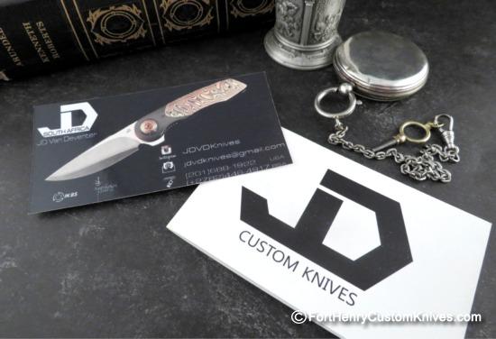 JD van Deventer - EDC Front Flipper - Bolster Lock - CF Inlay - Image 6