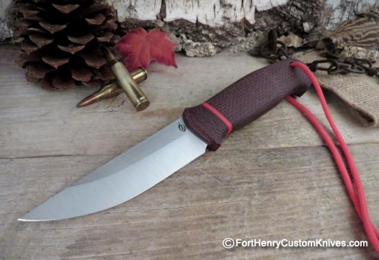 Jakub Sliwkosky - Custom Bushcraft Mora - M390 - Jute Micarta