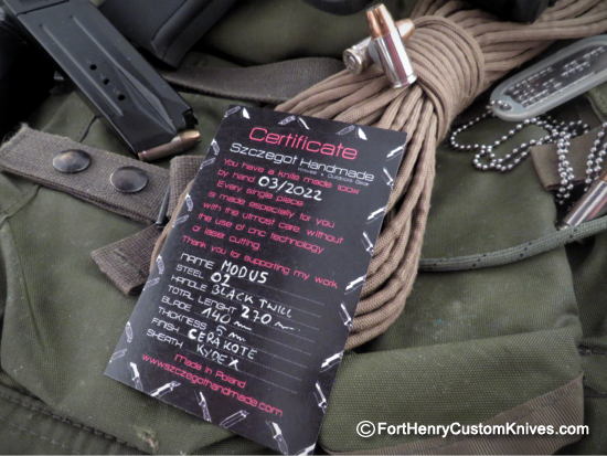 Michael Szczegot - NEW Model - Custom Modus - EDC / Tactical - Image 8