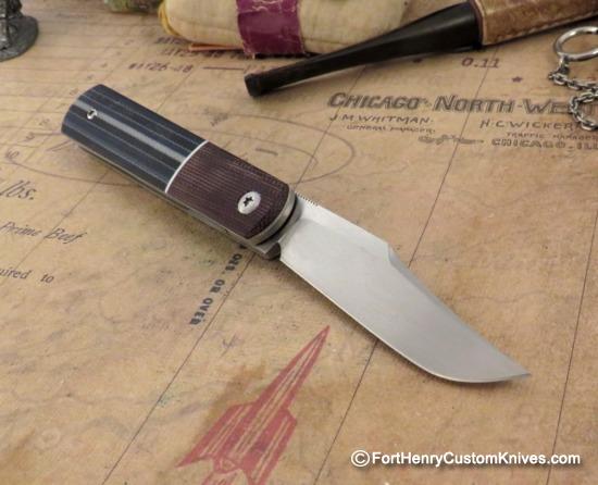 Enrique Pena - Custom Clip Point Barlow - Front Flipper - Image 5