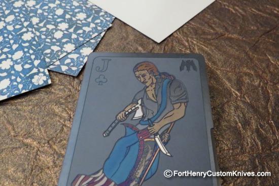 Mummert Knives - "Black Jack" Cutting Card - Solid Titanium - Image 3