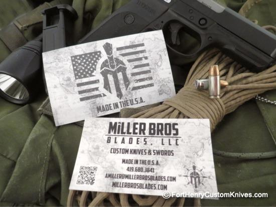Miller Bros. Blades - Custom M-26 Camp & Field- Z Finit - Firestarter - Image 2