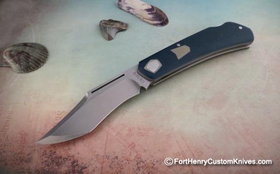 Jared Oeser - Wicked Lanny's Clip Lockback - Blue Westy Fiber