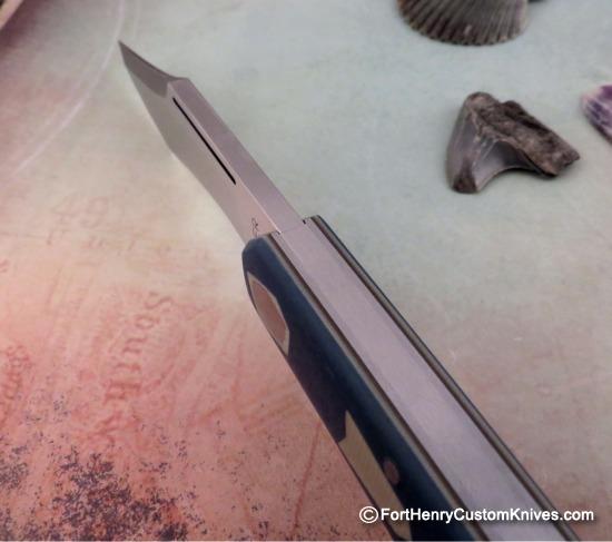 Jared Oeser - Wicked Lanny's Clip Lockback - Blue Westy Fiber - Image 3