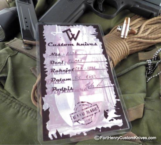 Petr Weingartner - PW Custom Knives - Aldo - Elmax - Image 7