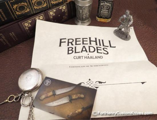 Curt Haaland / Free Hill Blades - San Mai Tracker - Hand Forged - Image 7