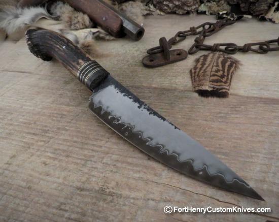 Mariano Yannoni - Presentation - Hand Forged San Mai - Sambar Stag - Image 4