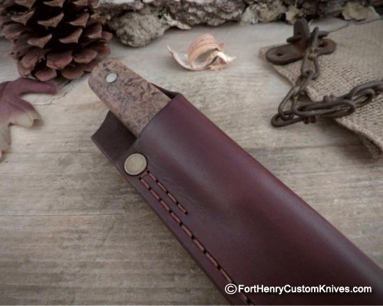 Jakub Sliwkosky - Custom Puukko II - D2 - Kirelian Birch - Image 6