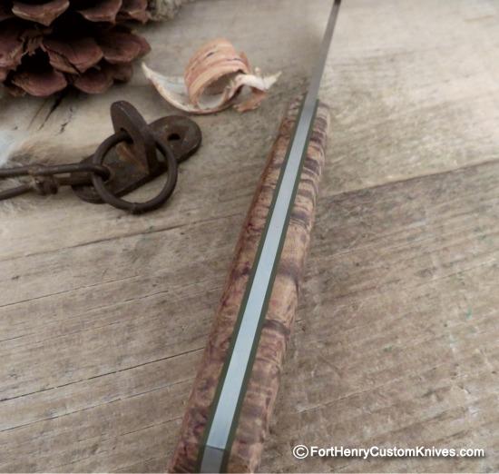 Jakub Sliwkosky - Custom Puukko II - D2 - Kirelian Birch - Image 3