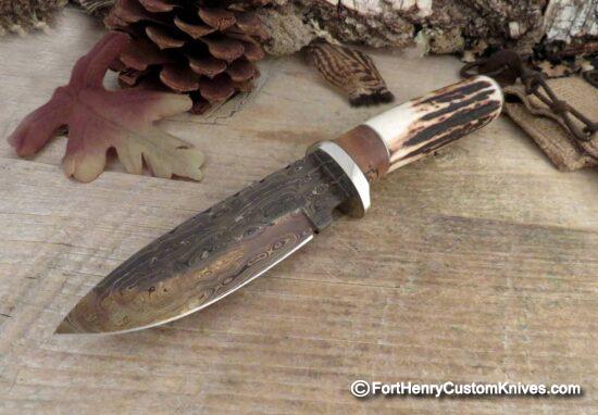 Herb Derr - Hand Forged - Drop Point Hunter - Sambar Stag