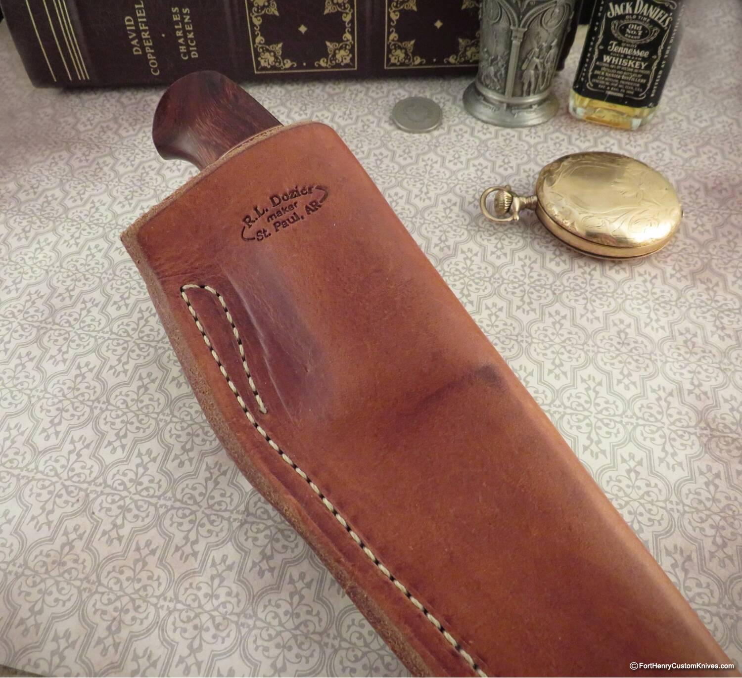 Bob Dozier - Rare Sisu Drop Point Hunter - Hidden Tang - Ironwood - Image 6