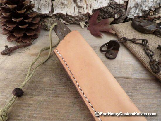 Hiroaki Ohta - Deep Woods Belt Knife - Canvas Micarta - Image 6