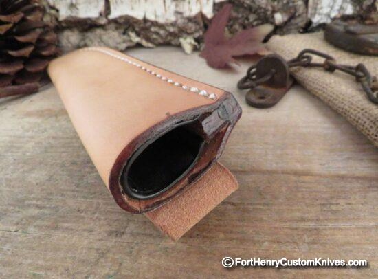 Hiroaki Ohta - Deep Woods Belt Knife - Canvas Micarta - Image 5