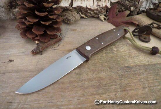 Hiroaki Ohta - Deep Woods Belt Knife - Canvas Micarta