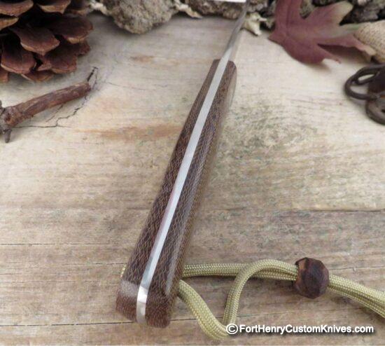 Hiroaki Ohta - Deep Woods Belt Knife - Canvas Micarta - Image 3