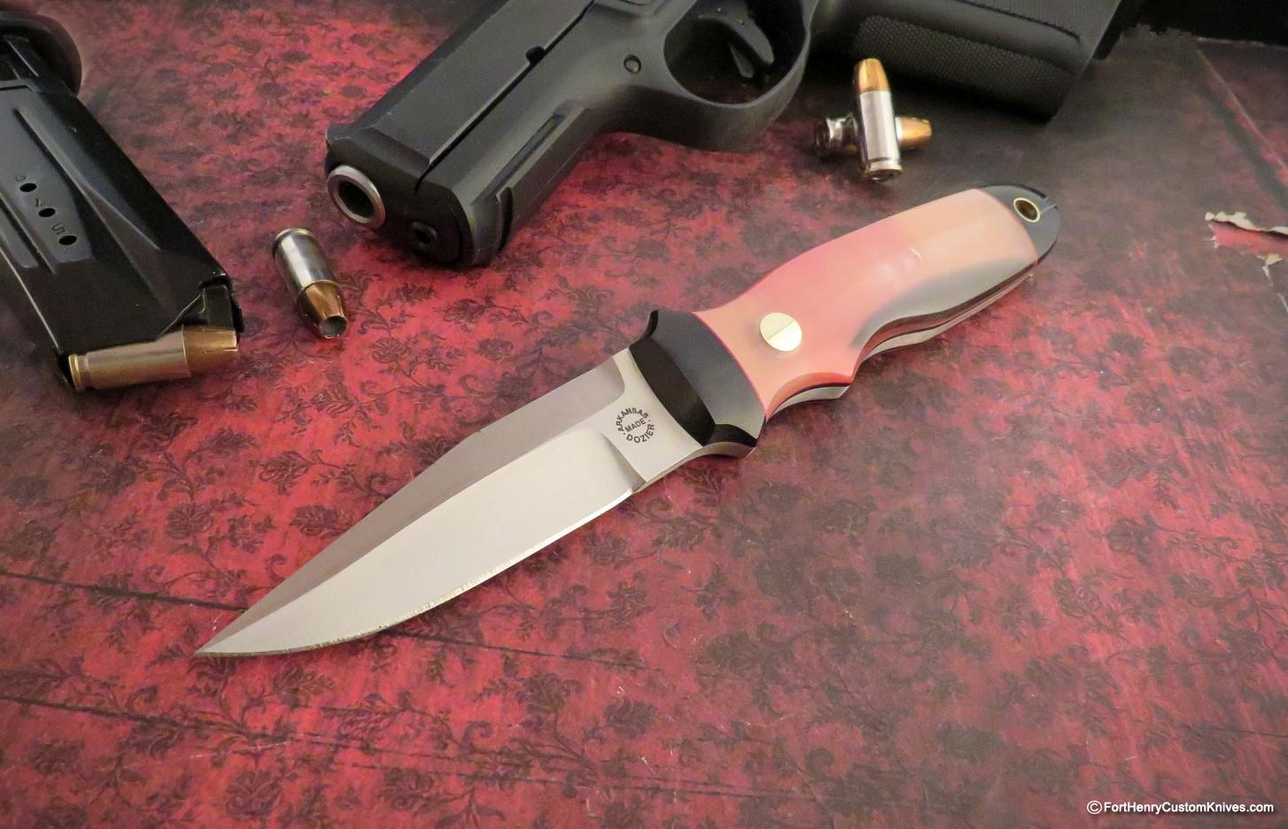 Bob Dozier - Rare Arkansas Toothpick - Double Integral Bolster- CTS 40CP