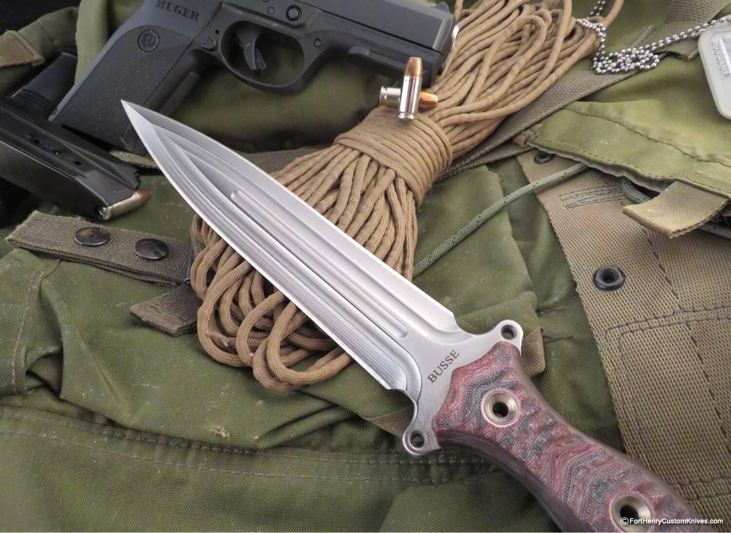 BUSSE Combat - Rare FMV8 Dagger - Double Edge - Image 2