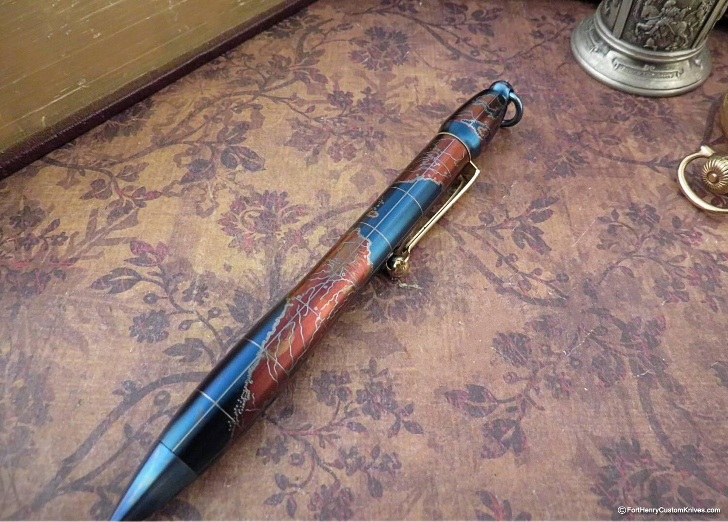 Dmitry Streltsov - Custom Bolt Action Pen - Amelia Map - Choice - Image 2