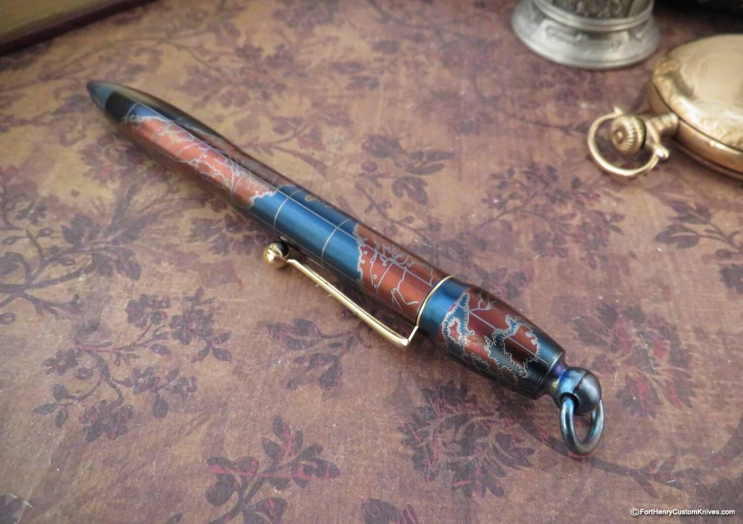 Dmitry Streltsov - Custom Bolt Action Pen - Amelia Map - Choice - Image 3