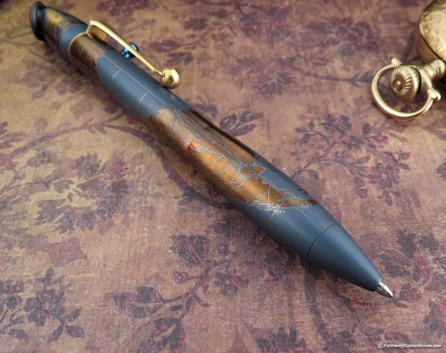 Dmitry Streltsov - Custom Bolt Action Pen - Amelia Map - Choice - Image 8