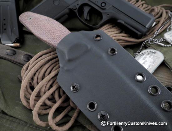 Nathan Carothers - DEK1 - AEBL - Burlap Micarta - Image 5