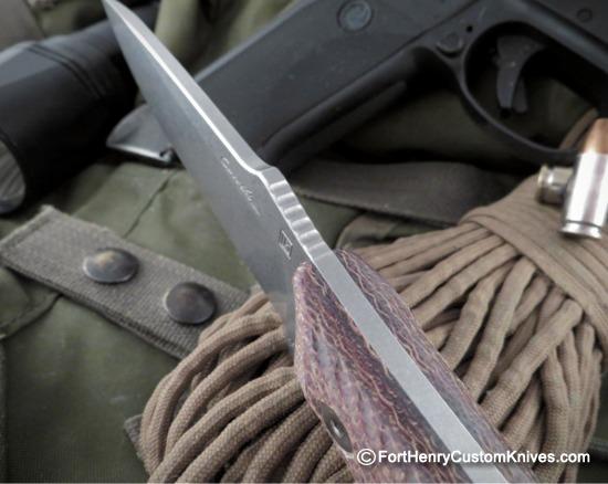 Nathan Carothers - DEK1 - AEBL - Burlap Micarta - Image 3