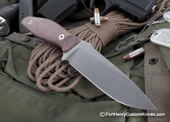 Nathan Carothers - DEK1 - AEBL - Burlap Micarta - Image 4