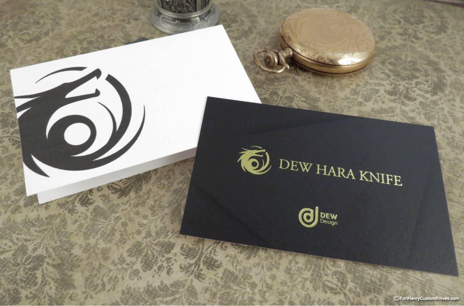 Dew Hara - Custom NOAH Tanto Flipper - Mother of Pearl Inlay - Image 3