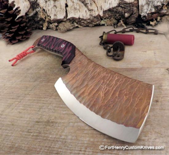 COBBLE Blade - Forest Hatchet - Copper Patina - CPM M4 - Last One - Image 5