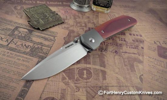 Enrique Pena - Custom Mula - Vintage Micarta - MokuTi