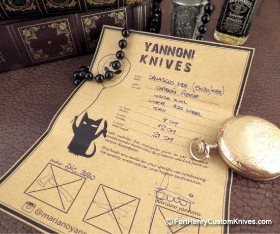 Mariano Yannoni - Large Presentation Friction Folder - Hand Forged Blade - Image 7