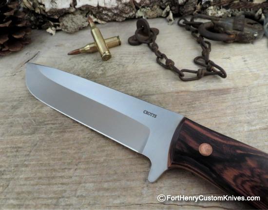 Dan Crotts - Rare Camp Knife - Cocobolo - S30V - Image 3