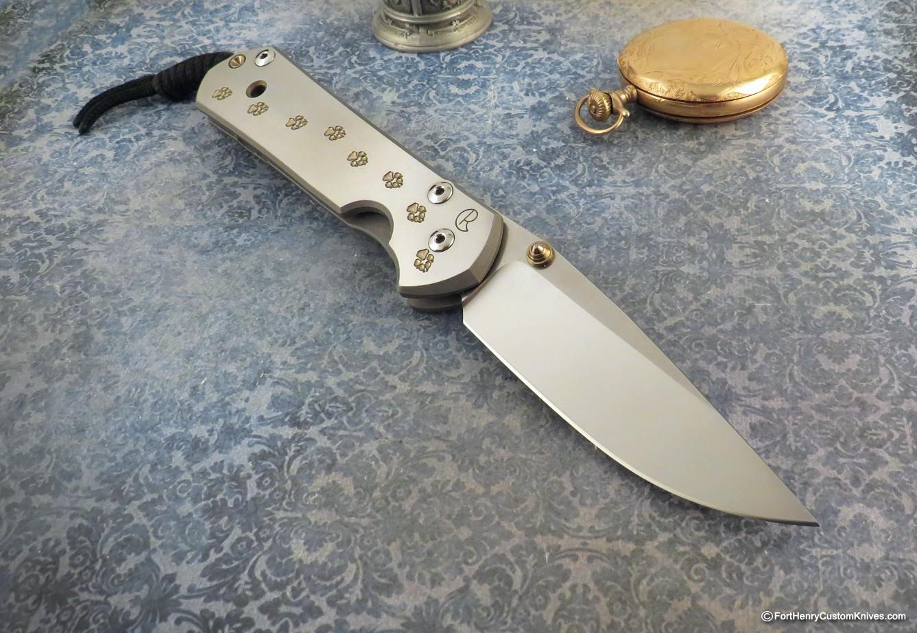 Chris Reeve - Vintage Large Sebenza 21 - "Paw Prints" - LEFTY