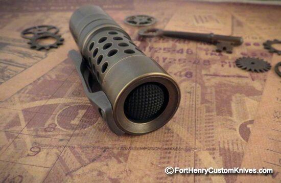 Barrel Custom Flashlight - Custom Brass M2JN - Dragon Driver - Image 3
