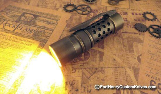 Barrel Custom Flashlight - Custom Brass M2JN - Dragon Driver - Image 4