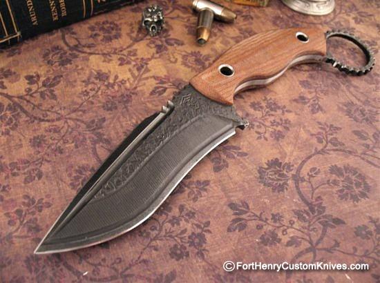 Black Dragon Forge - Hybrid Recurve Kerambit - Micarta - Image 5