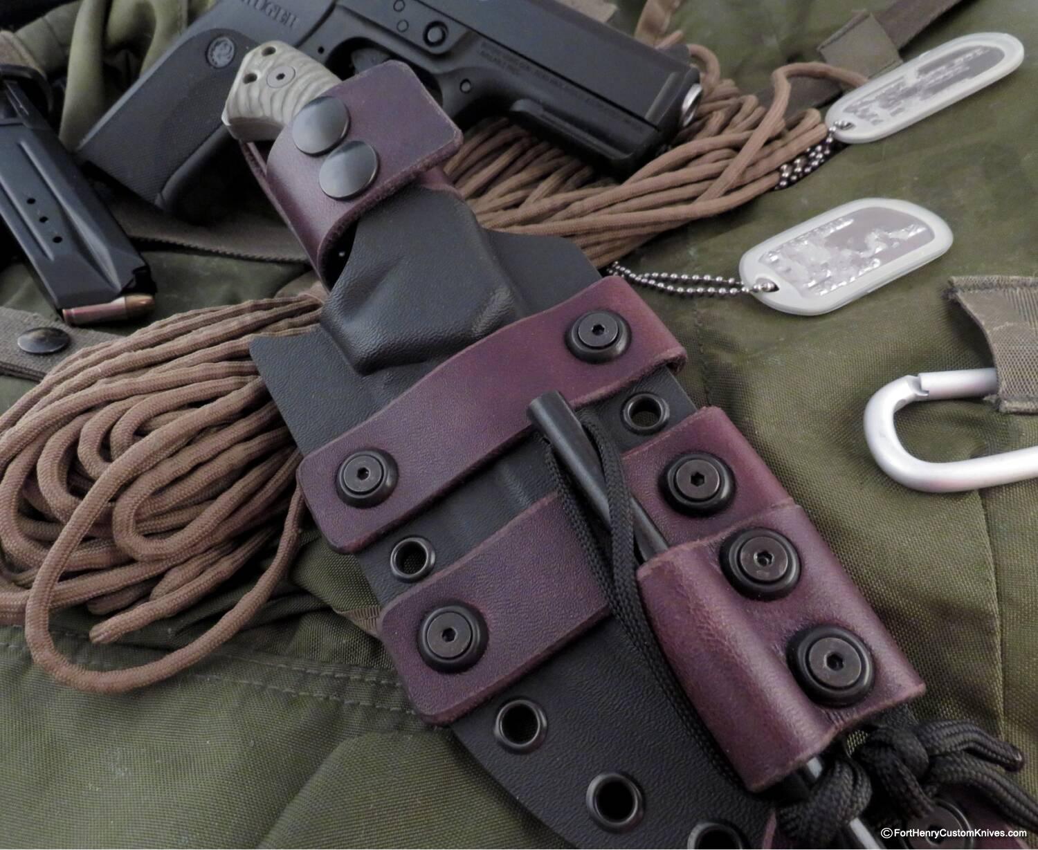 Miller Bros. Blades - Custom M-26 Camp & Field- Z Finit - Firestarter - Image 7