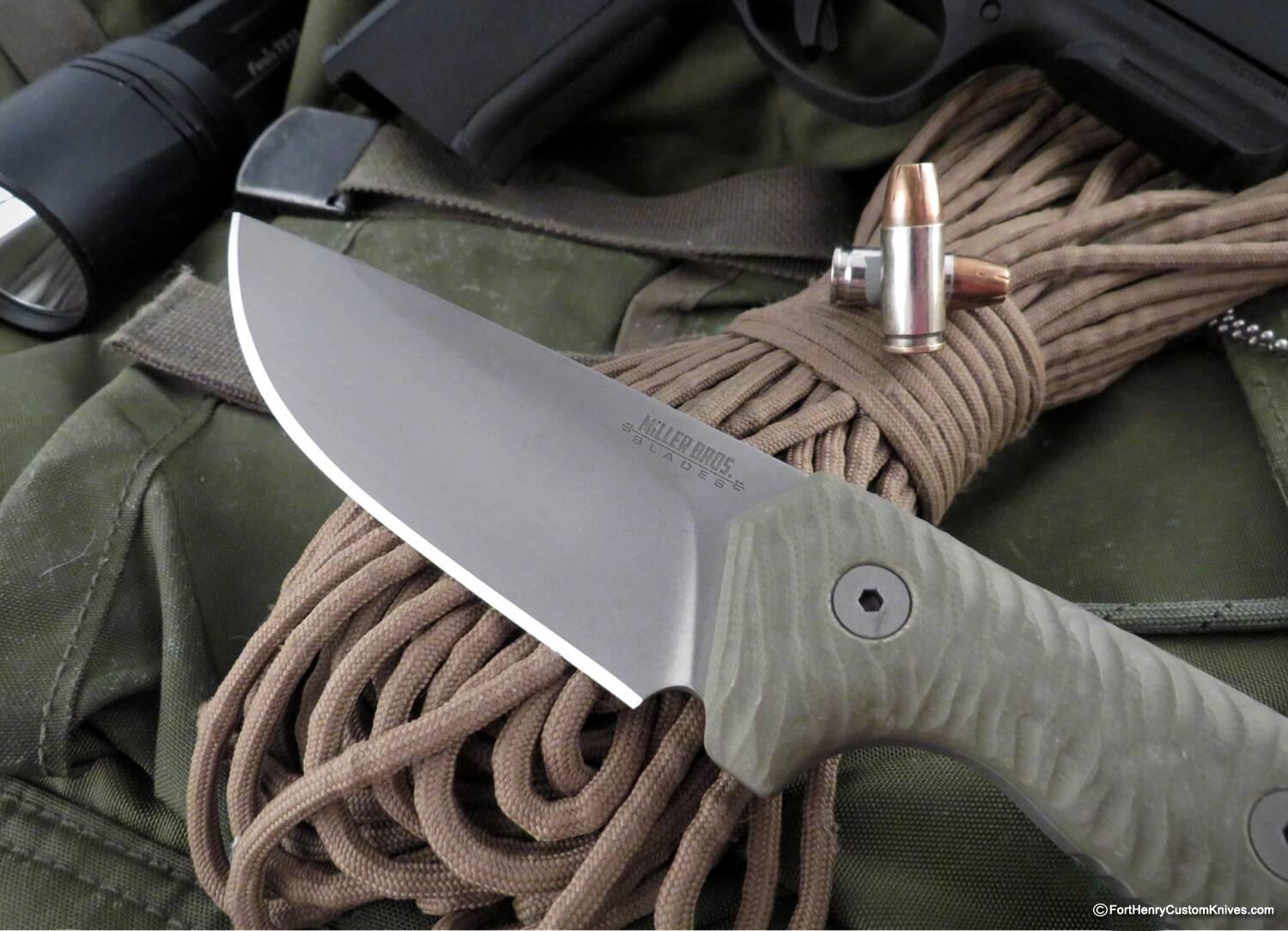 Miller Bros. Blades - Custom M-26 Camp & Field- Z Finit - Firestarter - Image 3