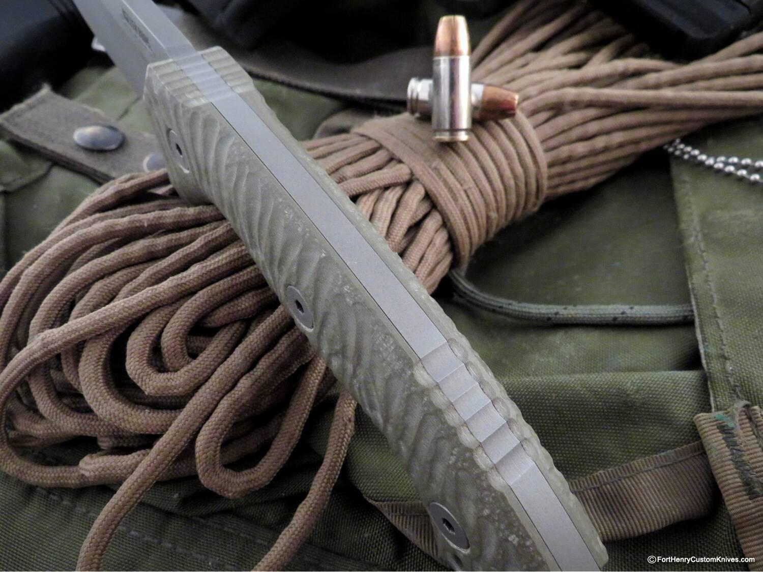 Miller Bros. Blades - Custom M-26 Camp & Field- Z Finit - Firestarter - Image 4