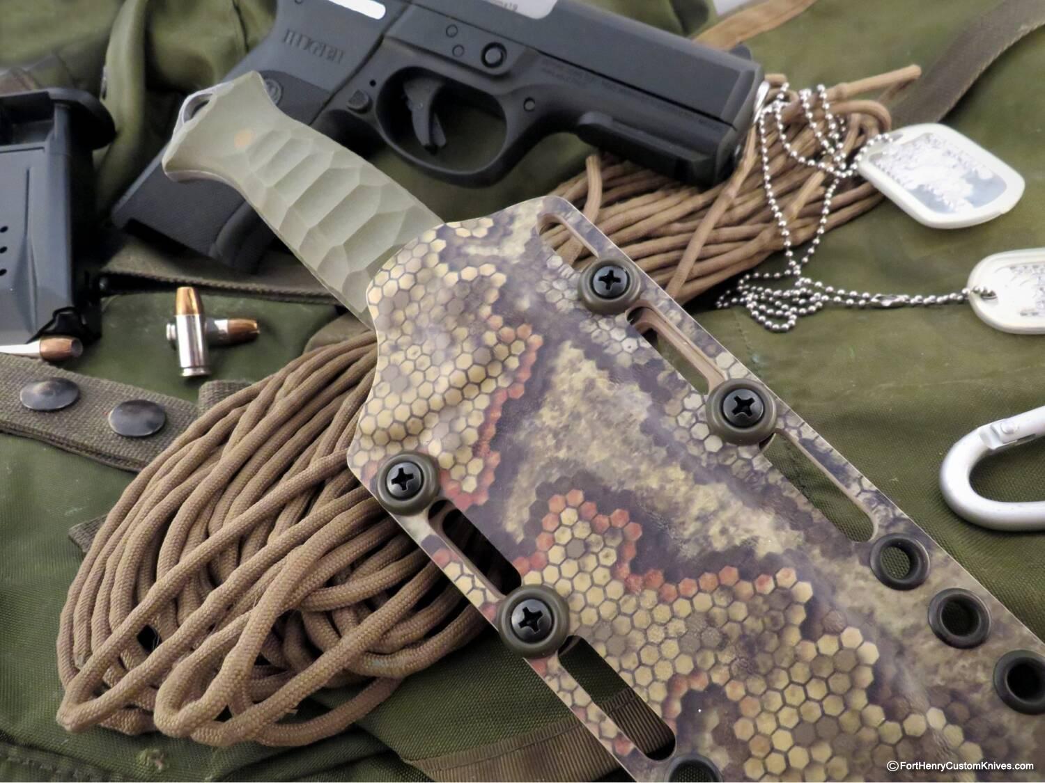 Ken Vehikite / Black Roc Knives - NEW Model - Custom RUHK - Image 9