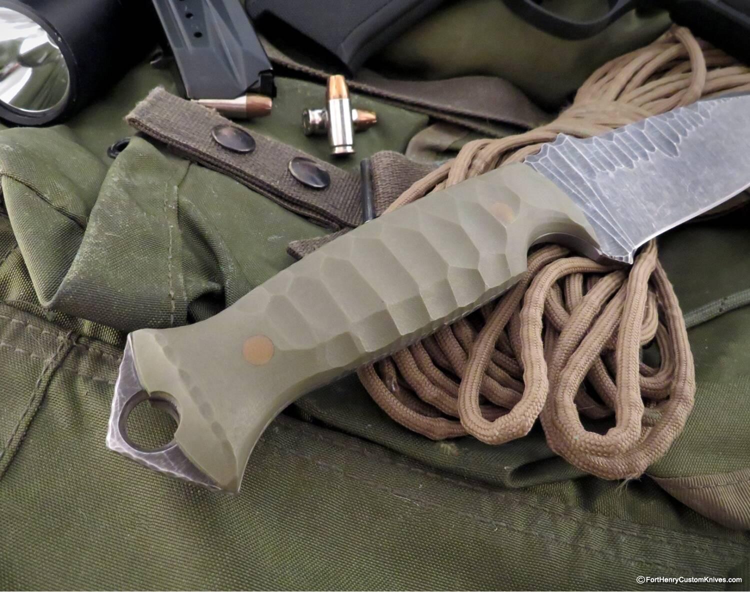 Ken Vehikite / Black Roc Knives - NEW Model - Custom RUHK - Image 4