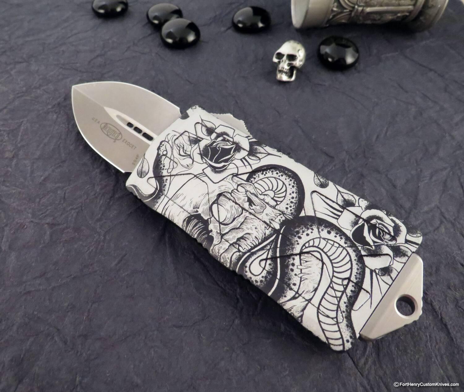 Microtech - OTF 157-10 Exocet - Customized - One of a Kind