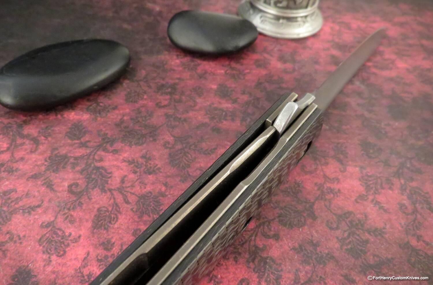 Lucas Burnley - Custom Kwaiken Flipper - Dendritic Steel - Image 6