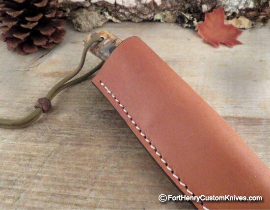 Hiroaki Ohta - Deep Woods Belt Knife - Buckeye Burl - Image 5