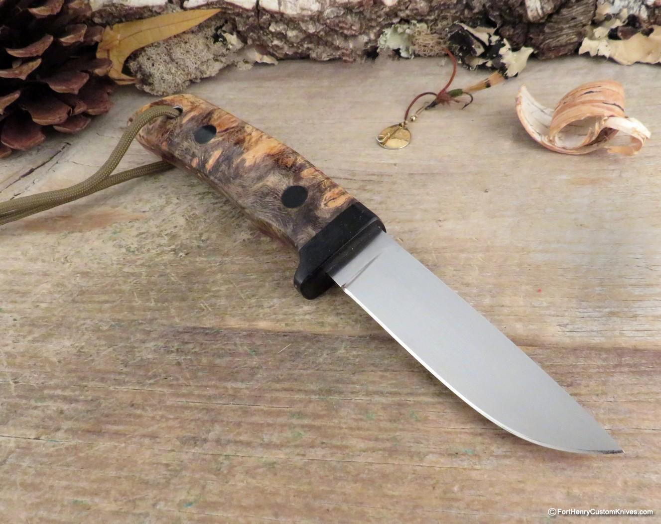 Hiroaki Ohta - Deep Woods Belt Knife - Buckeye Burl - Image 4