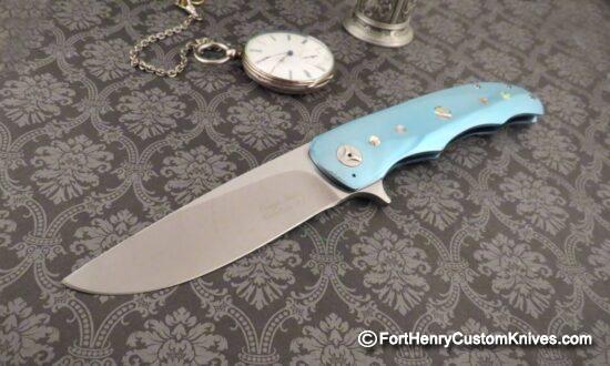 George Muller - LL-B Presentation Framelock Flipper - MOP Inlays