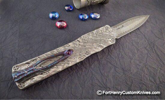 Brian Tighe - Rare Custom Twist Tighe OTF - Damasteel - DE