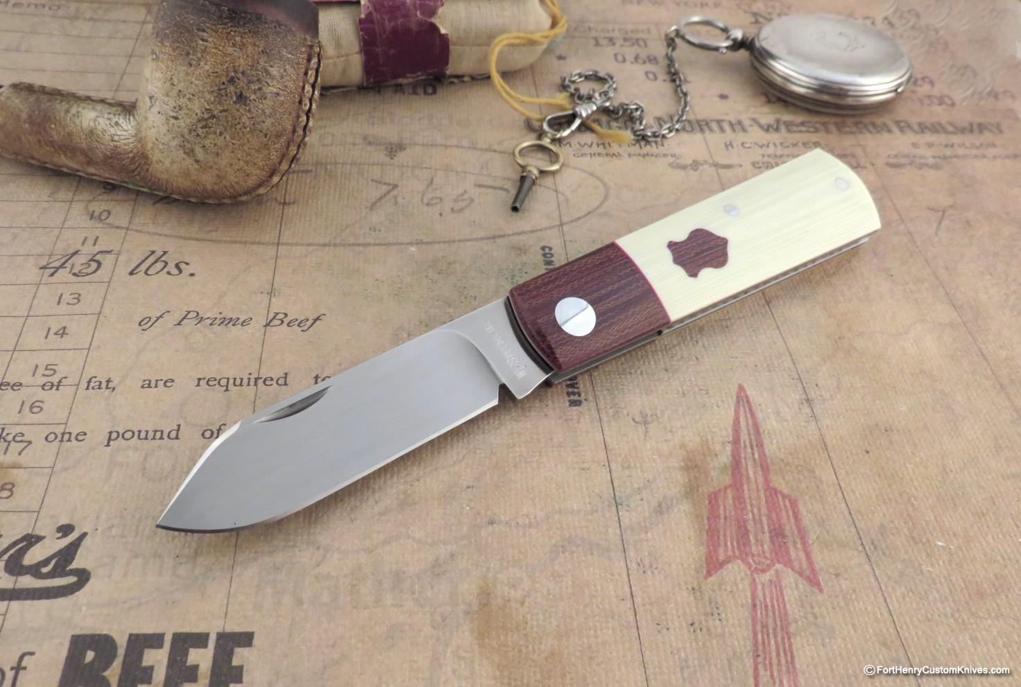 Willem Steenkamp - Custom Barlow - Slip Joint - XCut Micarta