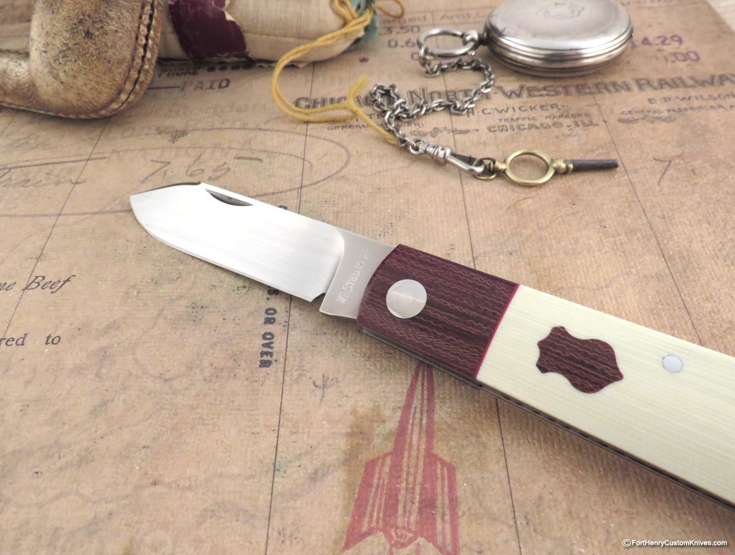 Willem Steenkamp - Custom Barlow - Slip Joint - XCut Micarta - Image 2