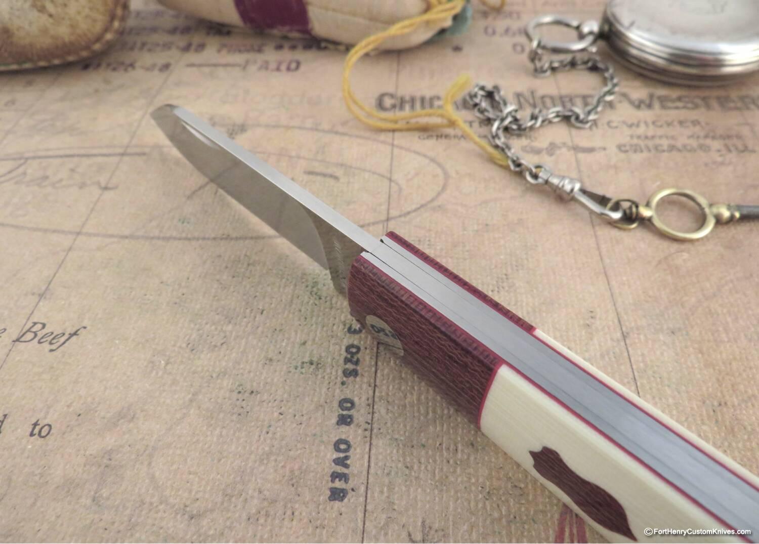 Willem Steenkamp - Custom Barlow - Slip Joint - XCut Micarta - Image 3